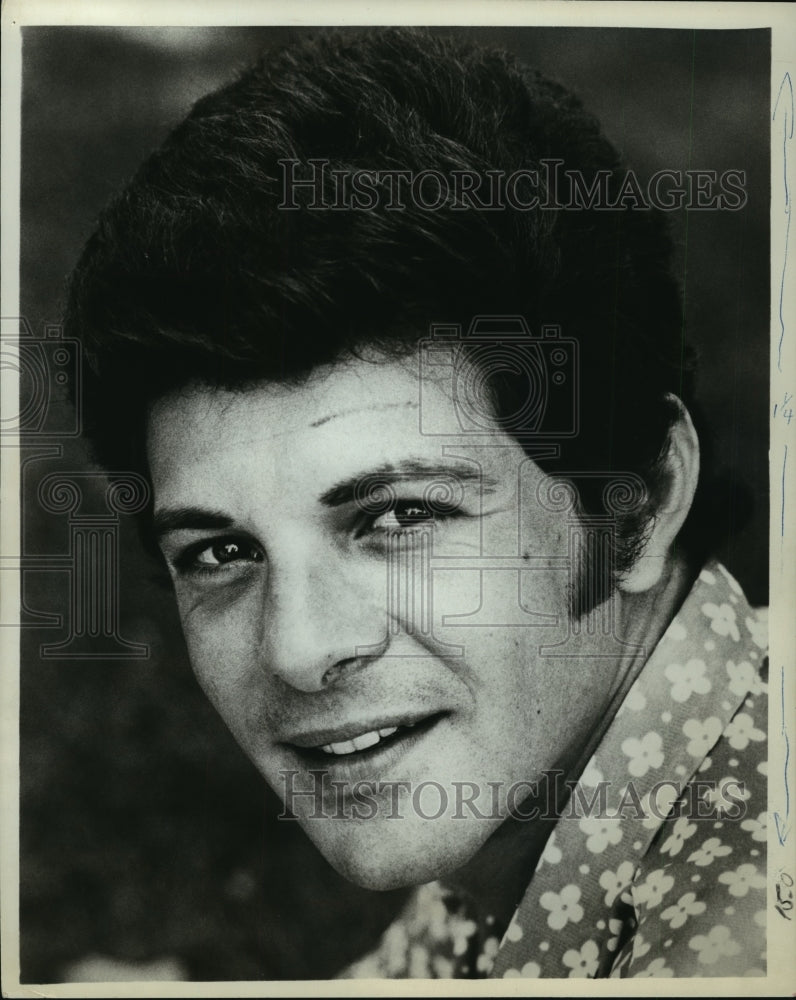 1971 Press Photo Singer Frankie Avalon Headshot - mja59982-Historic Images