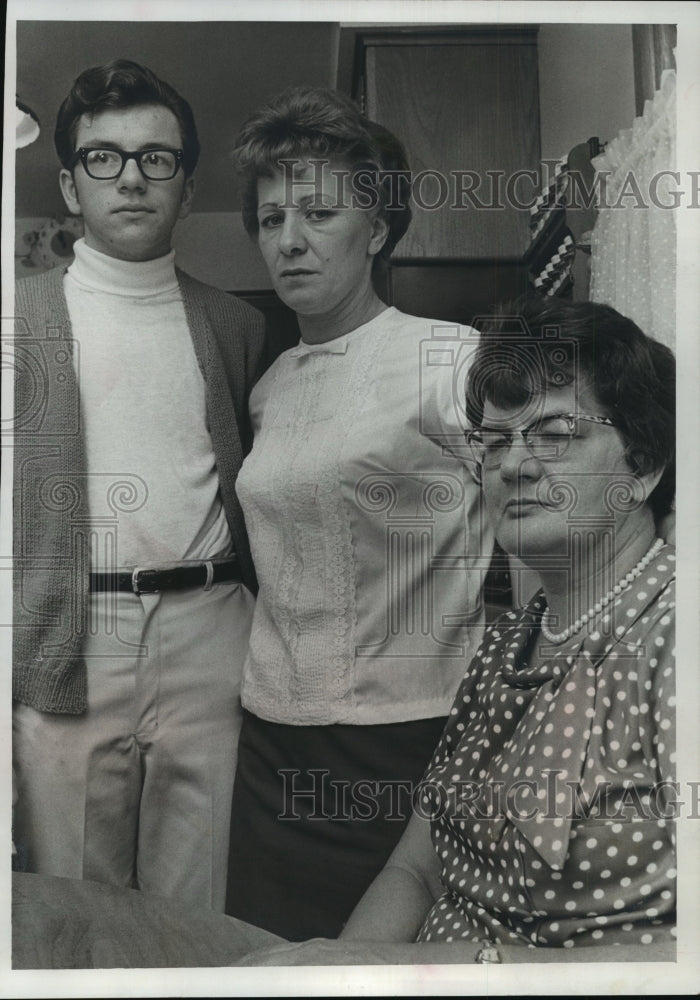 1968 Press Photo First Milwaukee Heart Donor, Robert Buelow&#39;s Family - mja60089-Historic Images