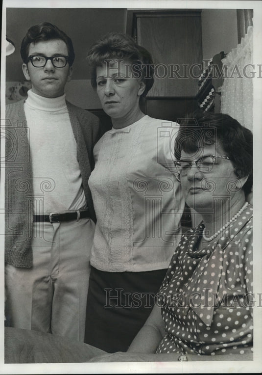 1968 Press Photo First Milwaukee Heart Donor, Robert Buelow's Family - mja60089-Historic Images