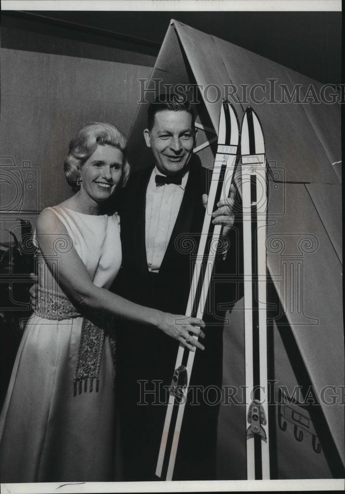 1971 Mr. and Mrs. Robert Brown Chairman of Symphony Ball  - Historic Images