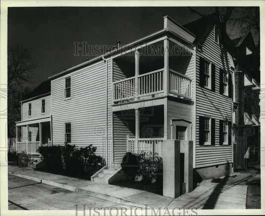 1986 Press Photo Low-cost public housing in Charleston, South Carolina-Historic Images