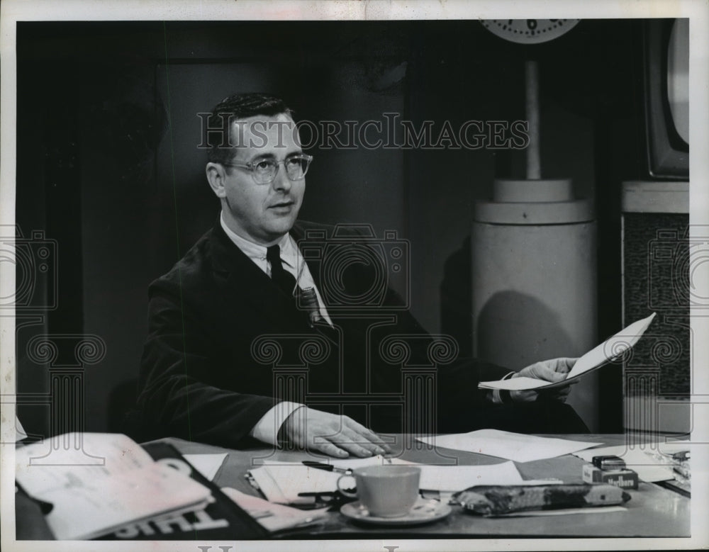 1981 Press Photo John Chancellor - mja60623 - Historic Images