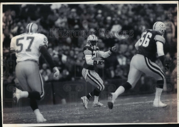 1992 Press Photo Terrell Buckley directing Green Bay blocker Burnell D ...