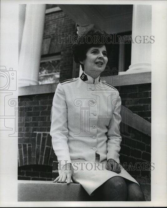 1970 Press Photo Sallie Chesham Spoke About Directing an Inner City Program-Historic Images