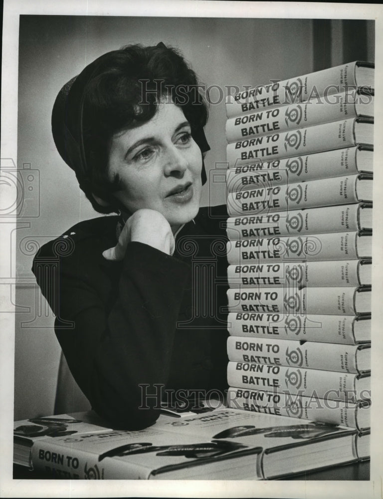 1966 Press Photo Sallie Chesham Salvation Army Officer Spoke at Annual Meeting-Historic Images