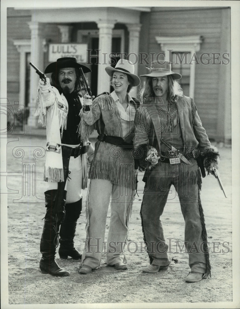 1985 Press Photo Stars of &quot;Calamity Jane&quot; - mja61398 - Historic Images