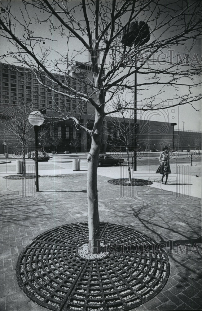 1976 Press Photo Plaza of Crown Center Hotel, Kansas City, Missouri - mja61630 - Historic Images