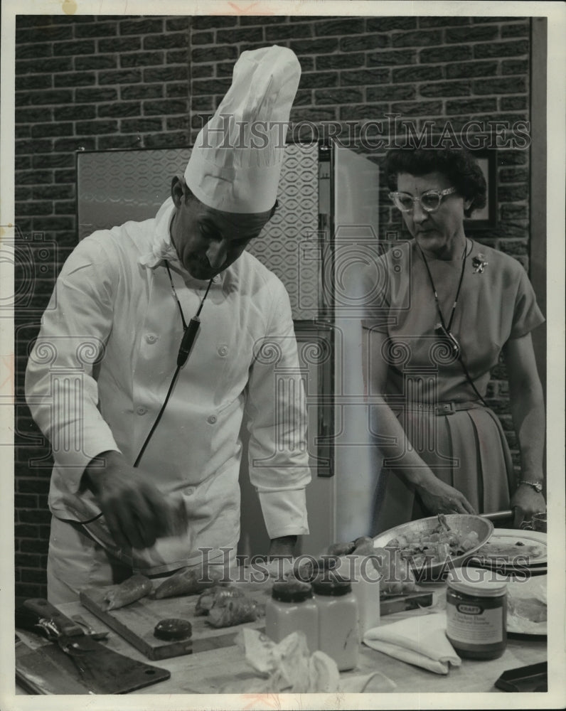 1963 Press Photo Werner Buchel, owner of the Alpine Village - Historic Images