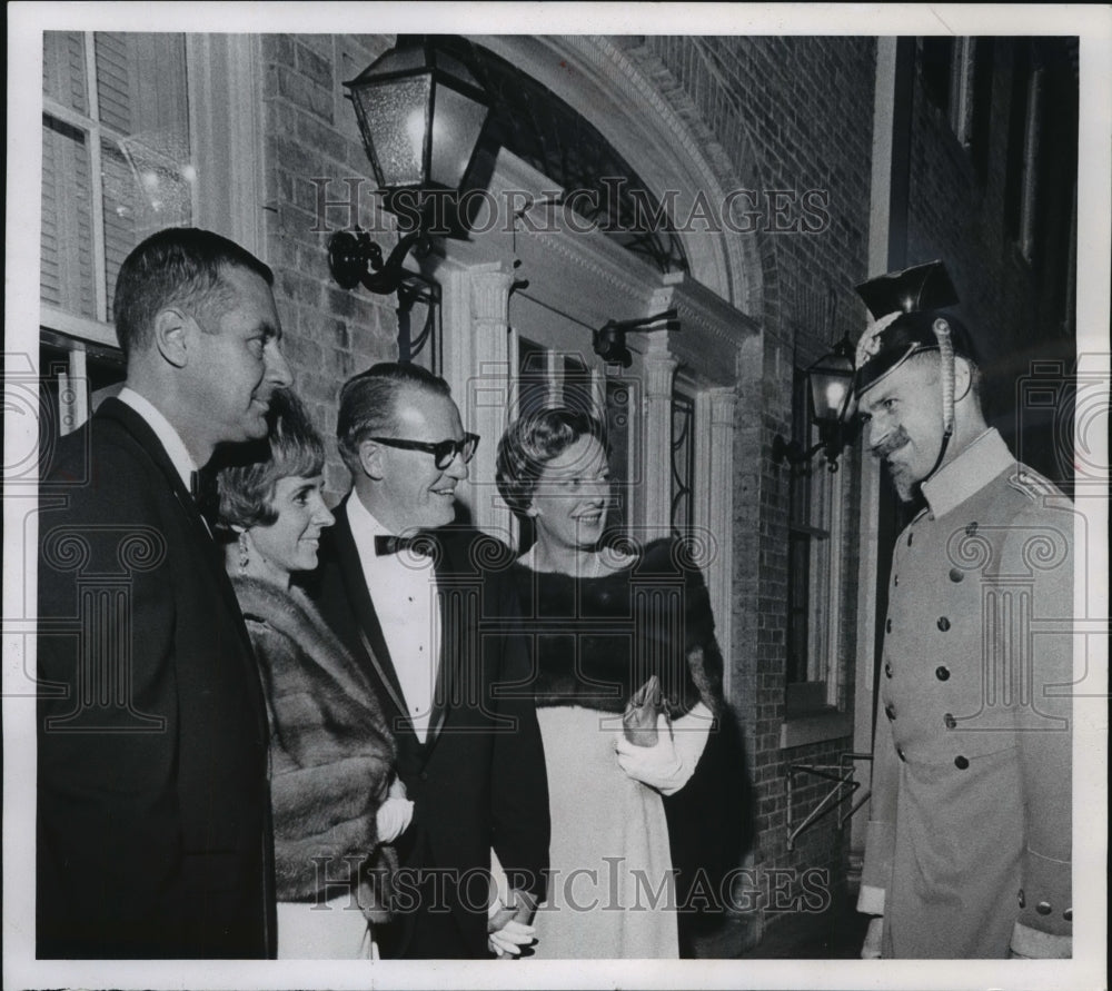 1965 Mr. and Mrs. J. C. Rosenthal at St. Mary&#39;s Hospital Benefit - Historic Images