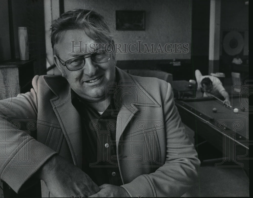 1978 Press Photo Reverand Joseph Lennon at the Milwaukee Rescue Mission-Historic Images