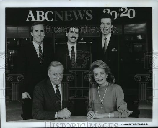 1985 Press Photo Cast of ABC News Magazine "20/20" Publicity Photo - mja62280-Historic Images