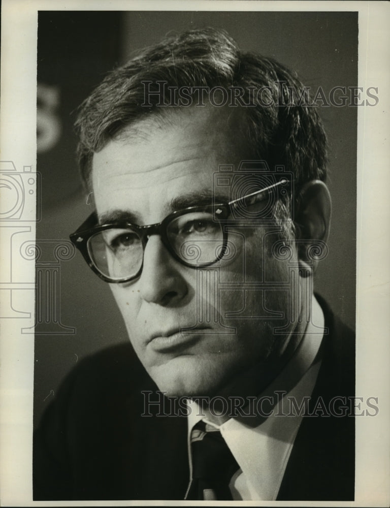 1977 Press Photo Defense Secretary Harold Brown on "Meet the Press" - Historic Images