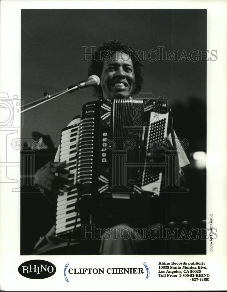 Press Photo Musician Clifton Chenier - mja62885-Historic Images