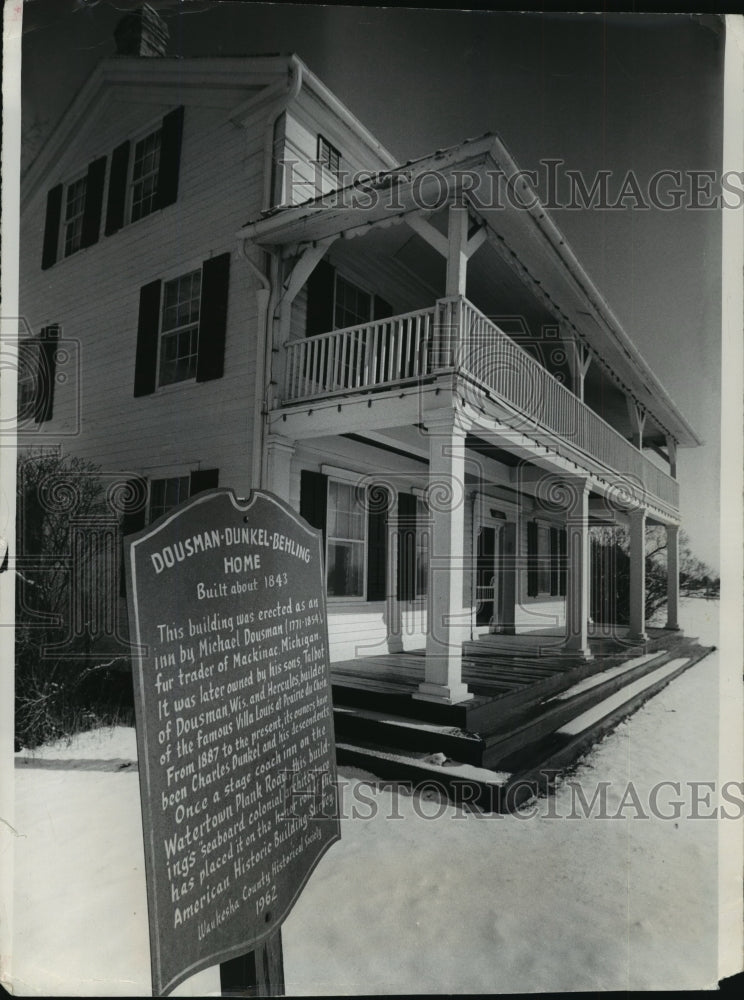 1978 Press Photo Historic Dousman Dunkel Behling Home - mja62925-Historic Images
