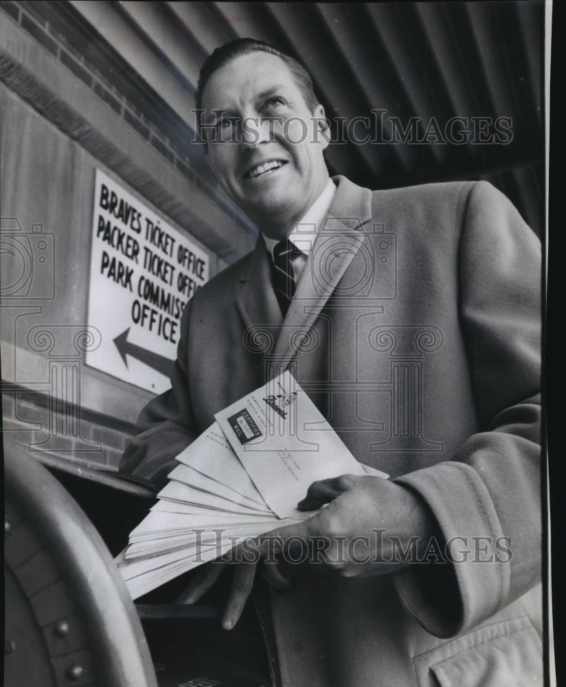 1964 Press Photo John McHale Club President of the Braves Baseball Team-Historic Images