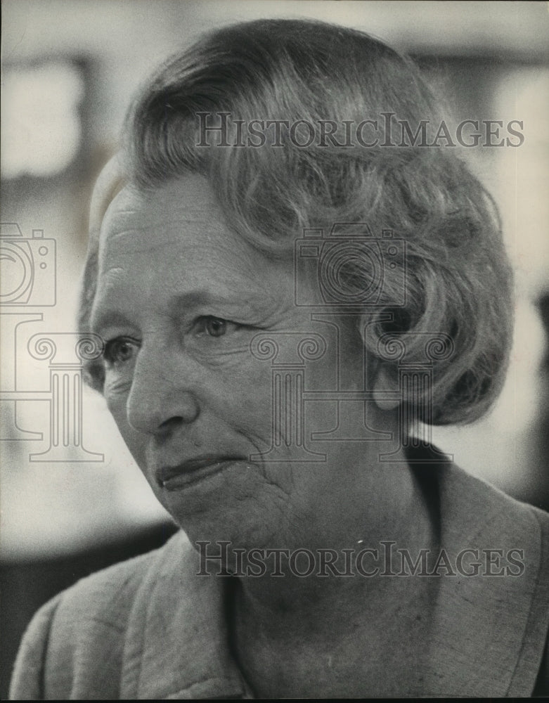 1971 Press Photo Mrs. Vincent Lombardi, Milwaukee - Historic Images