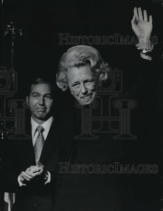 1972 Press Photo Bart Starr and Widow of Football Coach Vince Lombardi-Historic Images