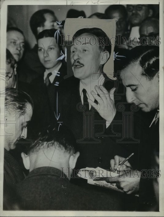 1937 Camille Chautemps, French Radical politician  - Historic Images