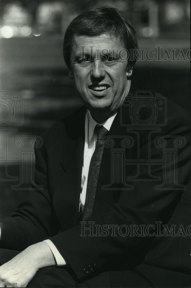 1991 Press Photo Joseph Checota, politician, Wisconsin - mja63157-Historic Images