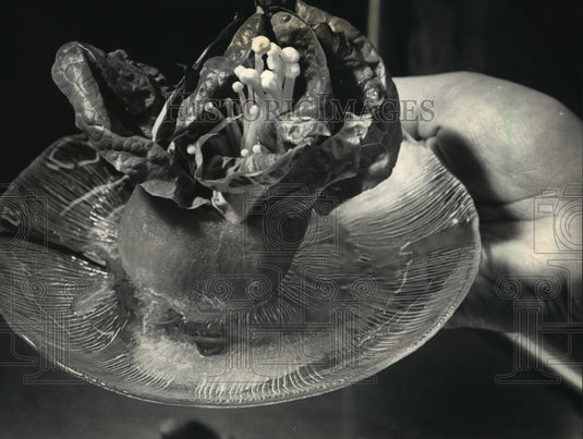Press Photo Floral salad Kentucky, Professional Chefs and Cooks Association-Historic Images