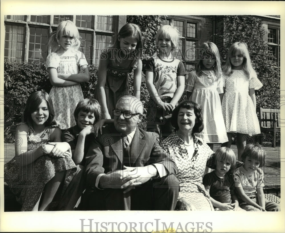 1978 Press Photo Britain Prime Minister, James Callaghan and Family - Historic Images