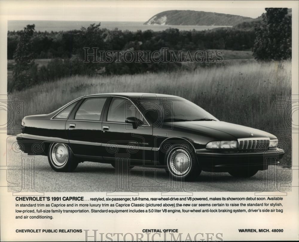 1990 Press Photo Chevrolet Caprice Classic - mja65188-Historic Images