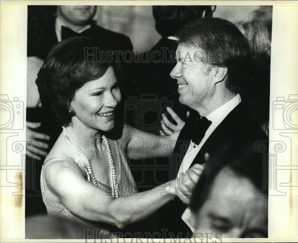 1978 President and Mrs. Jimmy Carter on Dance Floor in White House-Historic Images