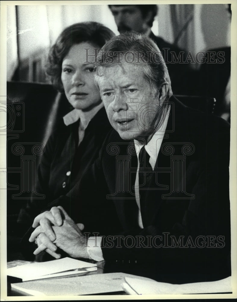 1979 President Jimmy Carter and his wife Rosalynn-Historic Images