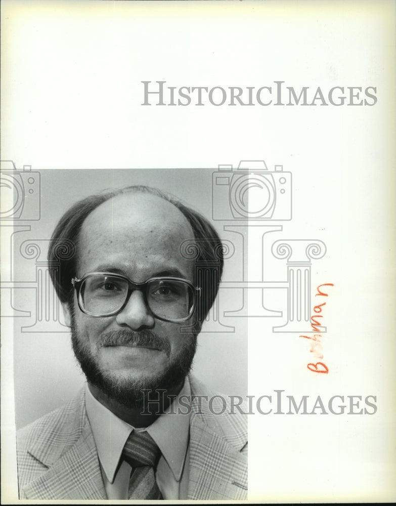 1981 Press Photo Gregory Bushman, Therapist, Columbia Hospital, Family Center - Historic Images