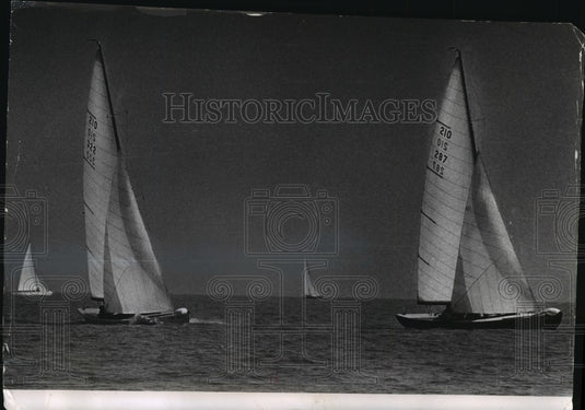 1963 Press Photo John Stephens' Calypso and three others race off South Shore - Historic Images