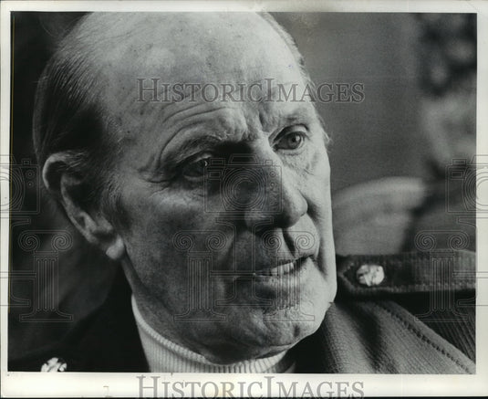 1975 Press Photo U.S. Baseball Leo Durocher - mja66565-Historic Images