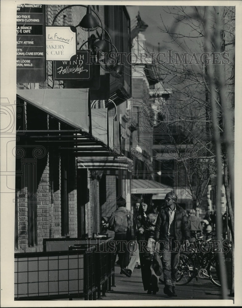 1986 Press Photo Trendy Shops Opening in Boulder, Colorado - mja66818 - Historic Images