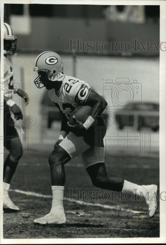 Halfback (Greg Bell ) Green bay Packer football player 1992 Press Photo - Historic Images