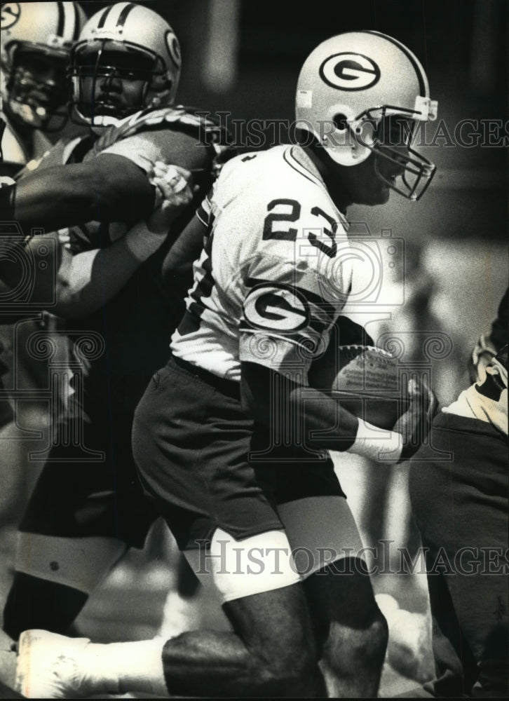 Greg Bell Green bay Packer&#39;s Half back during mini camps 1992 Press Photo - Historic Images