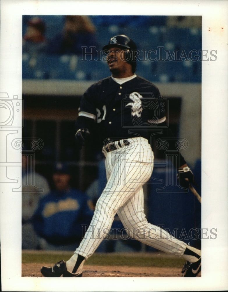 George Bell hits a grand slam 1992 Press Photo - mja67216 - Historic Images