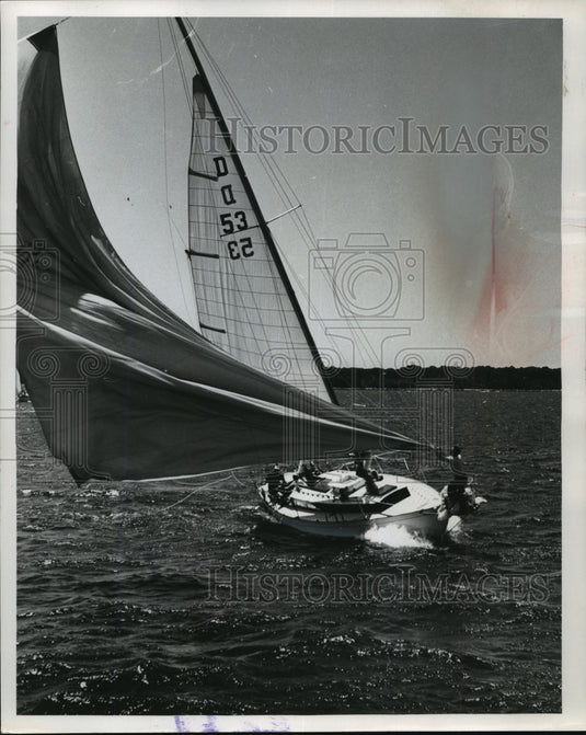 Lake Michigan yachting association regatta race start incident 1961 Press Photo - Historic Images