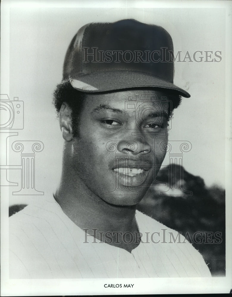 1976 Press Photo U.S. Baseball Player Carlos May - mja67318 - Historic Images