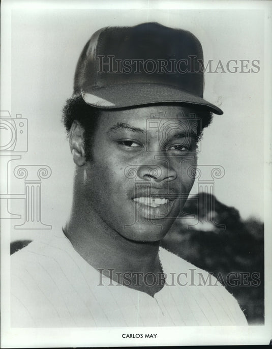 1976 Press Photo U.S. Baseball Player Carlos May - mja67318 - Historic Images