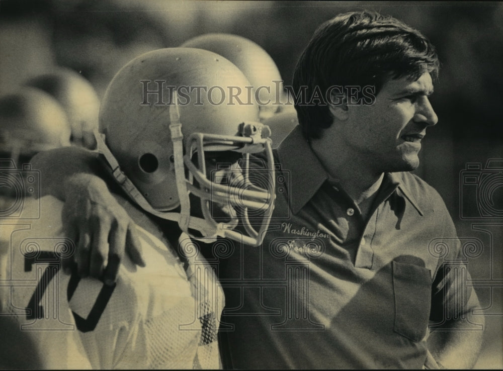 1984 Press Photo Coach Greg Lehman of the Washington Purgolders - mja67405 - Historic Images