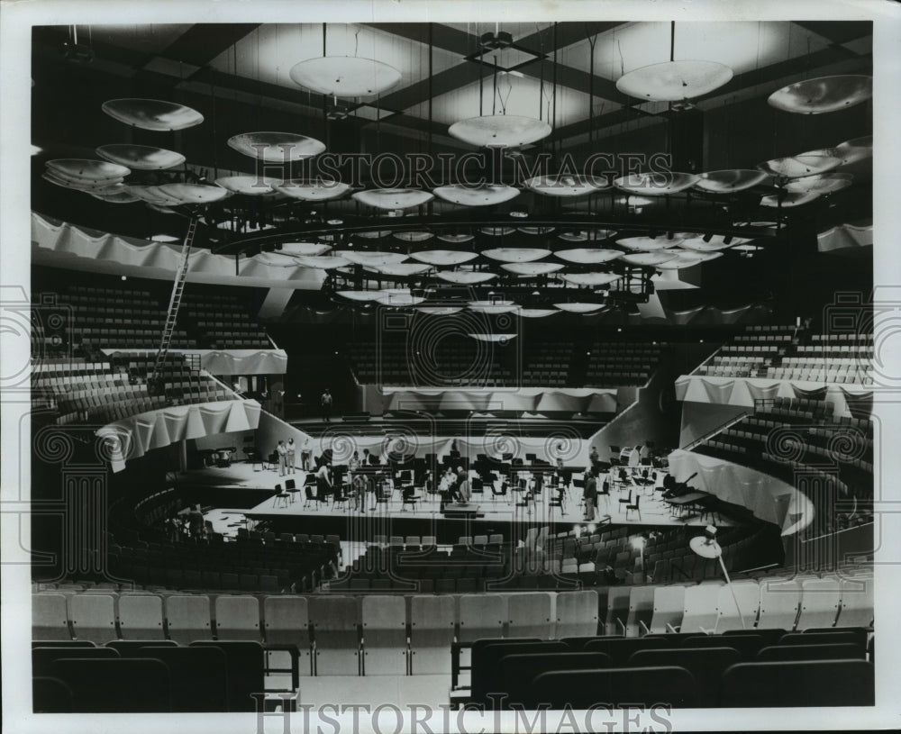 1979 Press Photo Denver&#39;s Boettcher Hall with its 360 degree seating-Historic Images