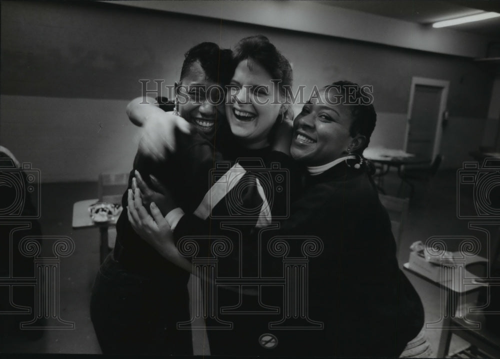 1994 Renew Counseling Staff Hug-Historic Images