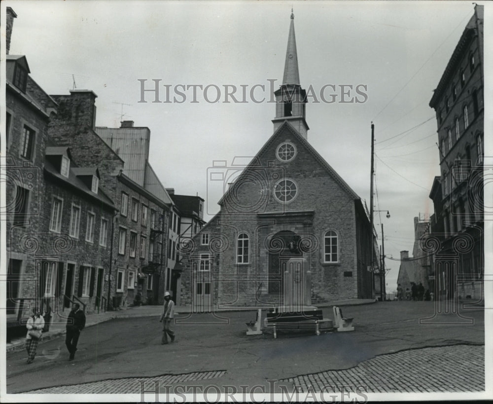 1978 Press Photo Notre-Dames-des-Victolres in Place Royale neighborhood, Quebec-Historic Images