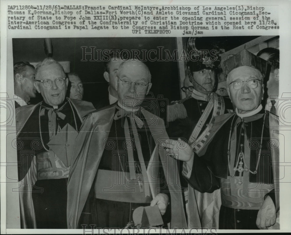 1961 Press Photo Congress of the Confraternity of Christian Doctrine Attendees - Historic Images