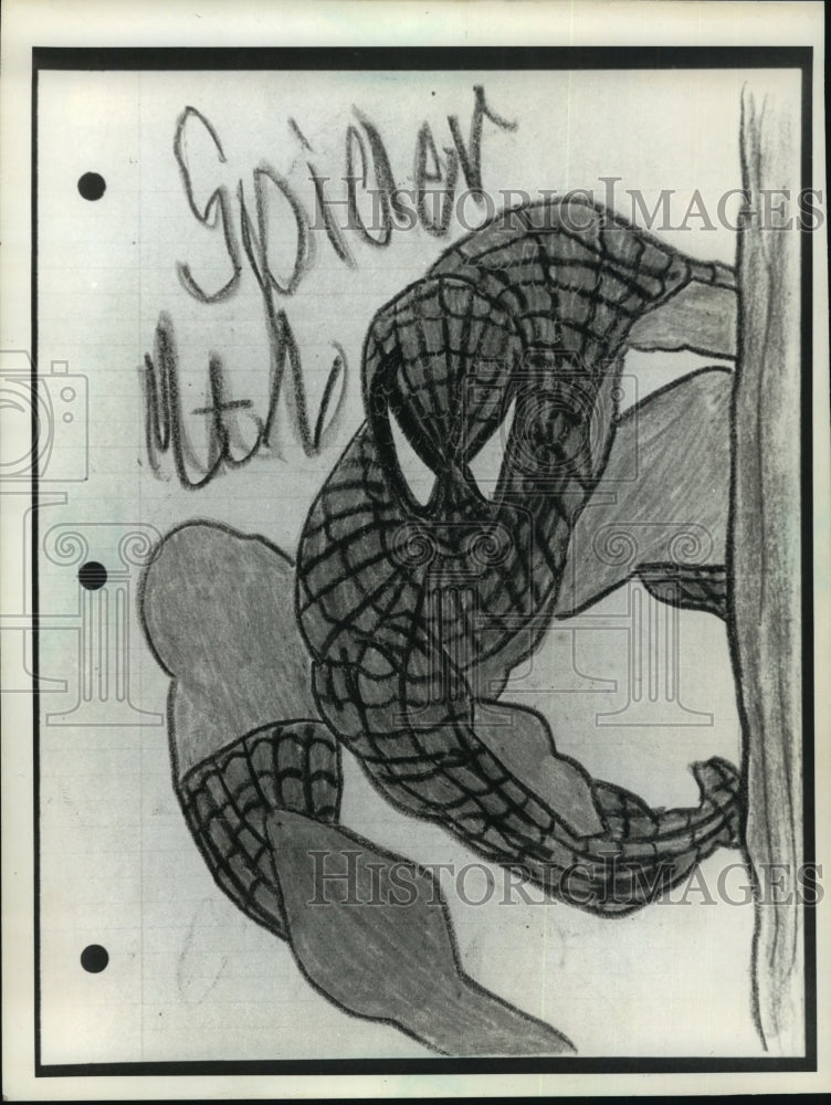 1995 Press Photo Collector&#39;s Edge, Comic: Spider-Man - mja71201-Historic Images