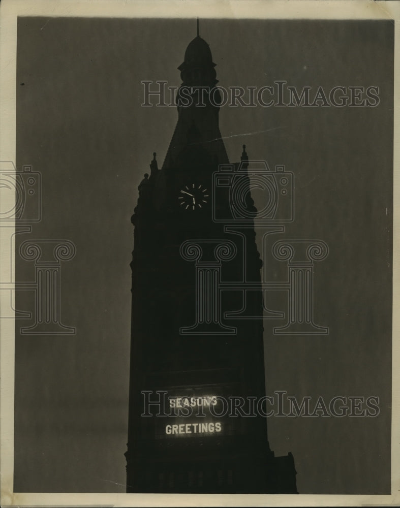 1944 Press Photo Milwaukee City Hall - mja71549-Historic Images