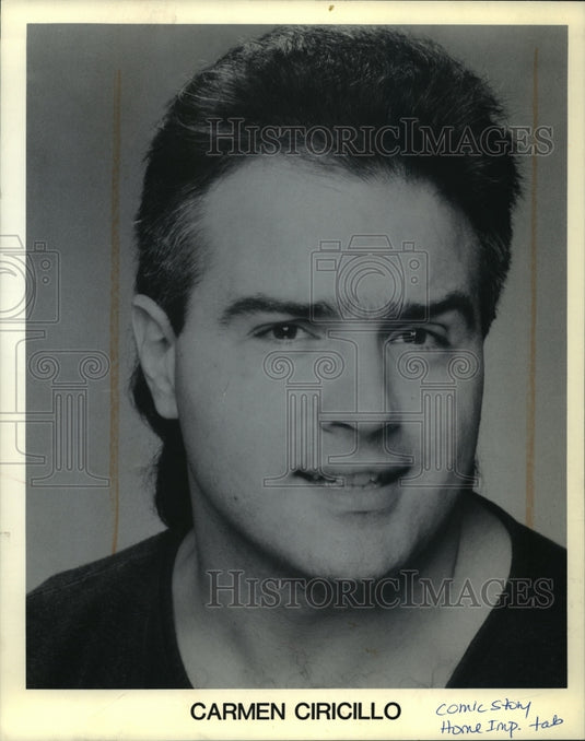 1995 Press Photo Stand-Up And "Your New House" Program Comic Carmen Ciricillo - Historic Images