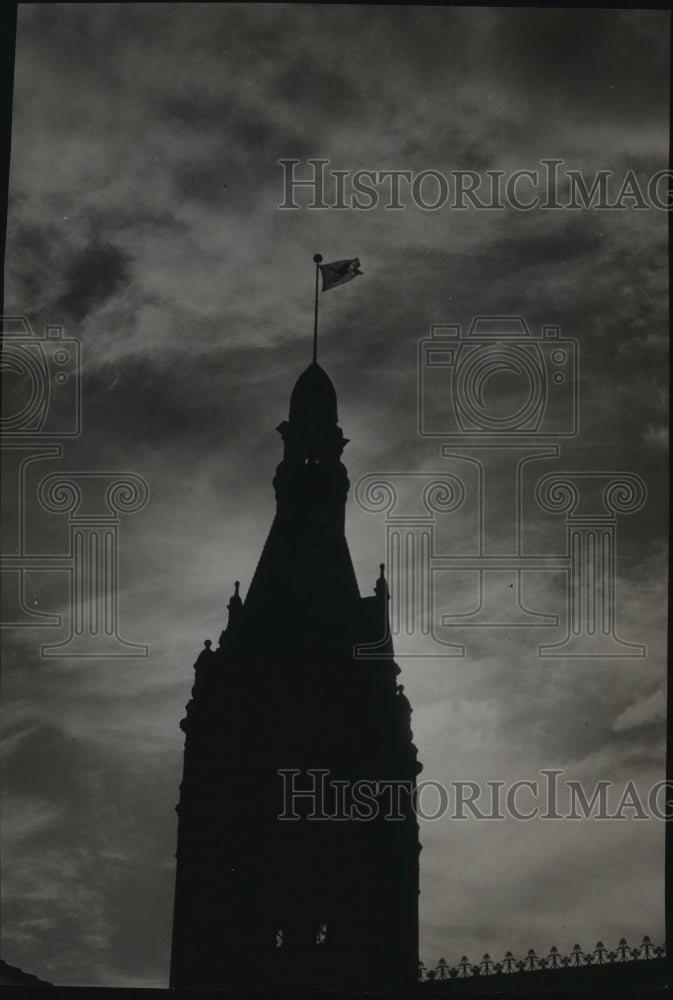 1934 Press Photo The Exterior of Milwaukee&#39;s City Hall in 1934 - Historic Images