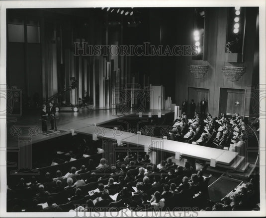 1971 Press Photo Academy Awards Show, Music Center for the Performing Arts-Historic Images