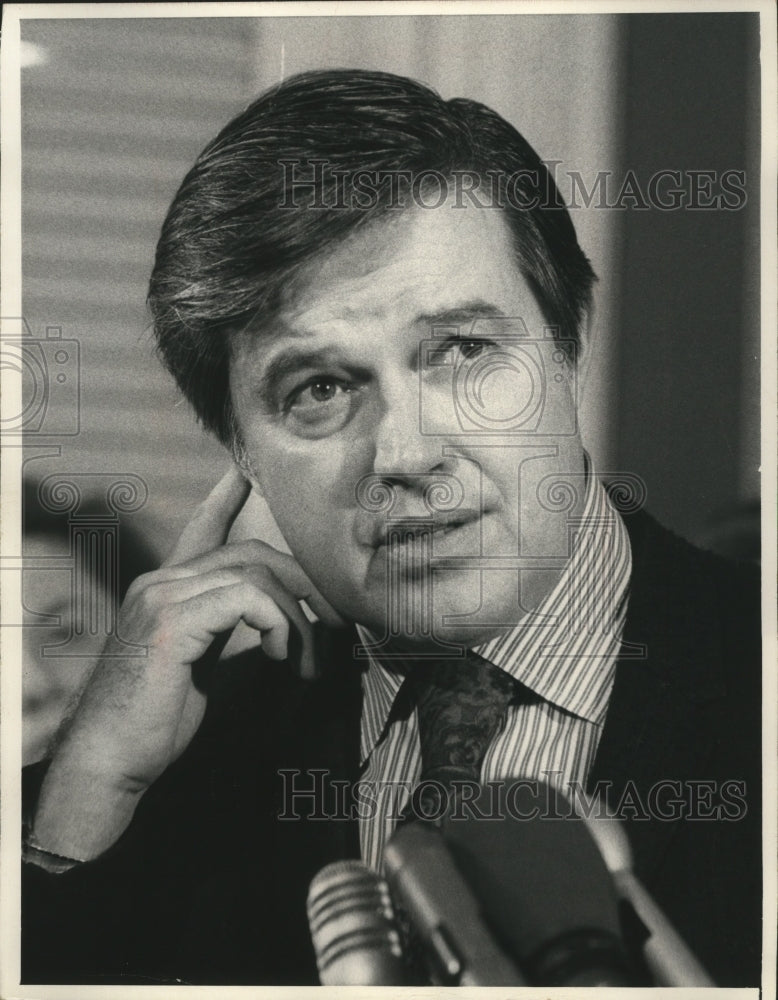 1973 Press Photo Senator Frank Church, Idaho, Democrat - mja73064 - Historic Images