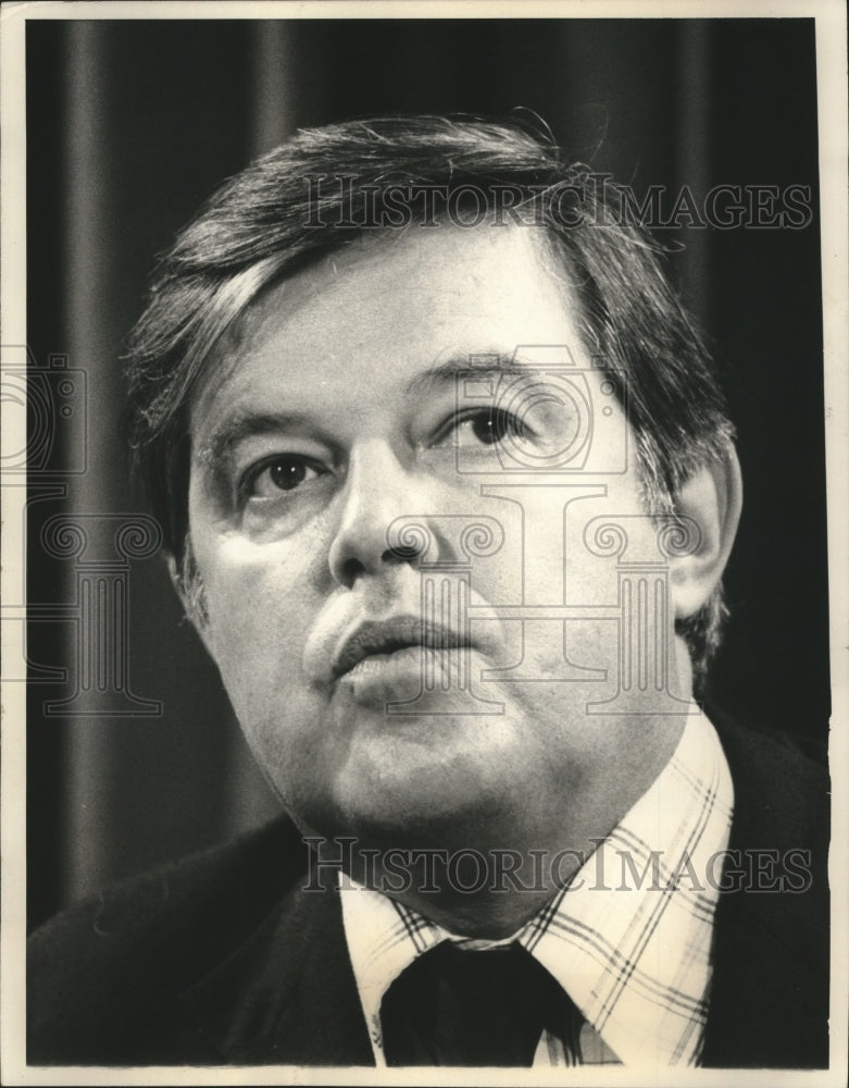 1975 Press Photo Senator Frank Church, Democrat, Idaho - mja73075-Historic Images
